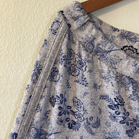 Lucky Brand Pull on Floral Straight leg Pants Comfortable Soft Cozy Women’s XL - Picture 9 of 11